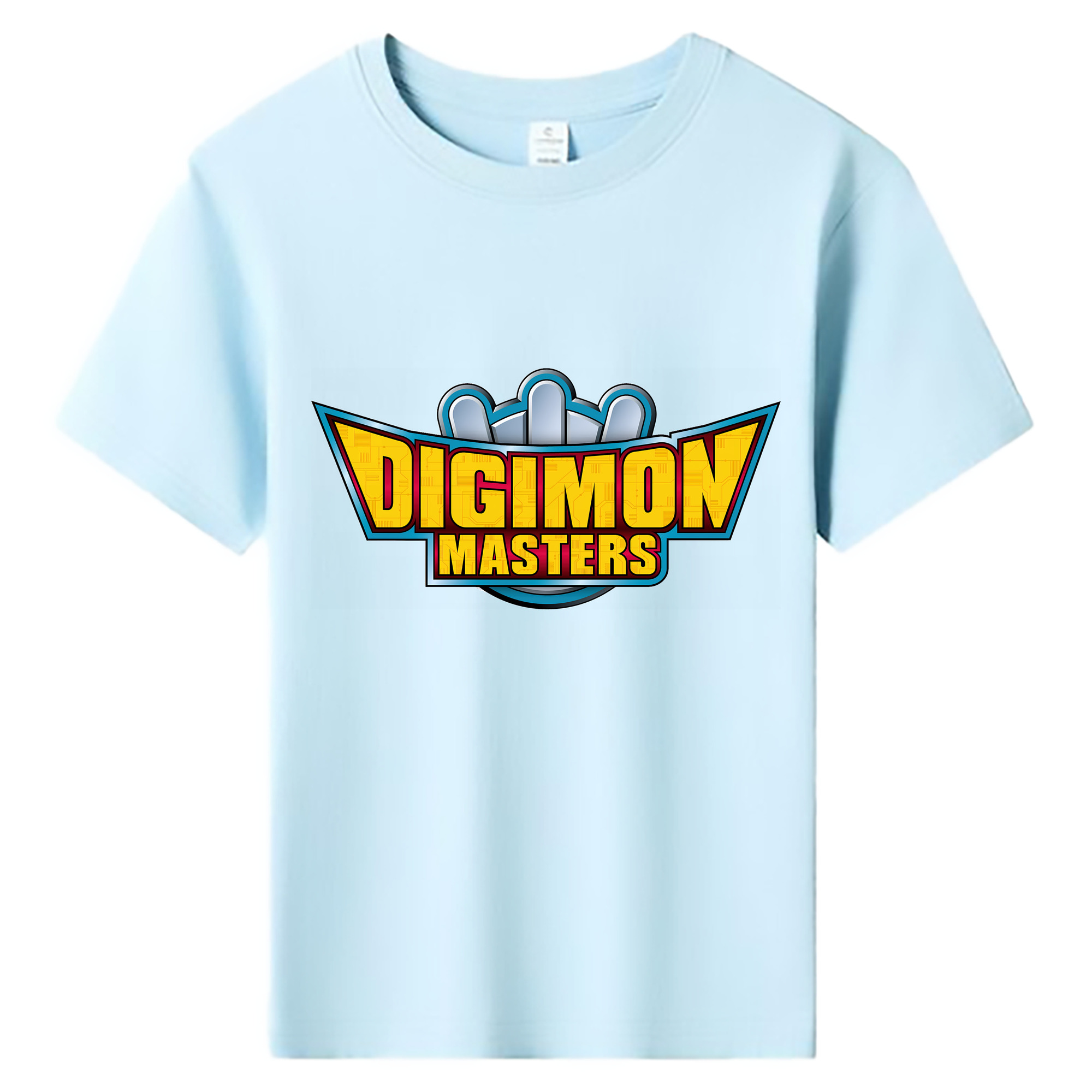 （画像用） Digimon デジタルモンスター/デジモン 綿100％キッズTシャツ（フロントプリント）